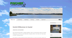Desktop Screenshot of ferienhausfischer-bunnen.de